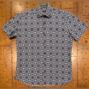 Masutto M Fitted Geometric s/s Shirt